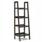 Simpli Home Sawhorse Solid Wood 24" Modern Industrial Ladder Shelf Study Office